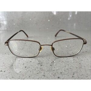 Marchon Flexon Select Eyeglasses Metal Frames Only 52-18-140 Deep Satin Brown